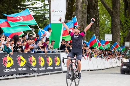 Азербайджанский велосипедист стал победителем второго этапа велотура Tour d’Azerbaidjan-2017