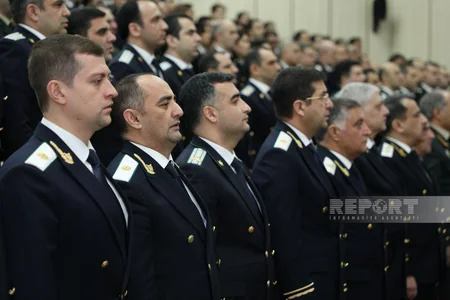 Baş Prokurorluqda qulluğa yeni qəbul edilmiş gənc hüquqşünasların andiçmə mərasimi keçirilib