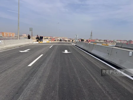 Sumqayıtı Saray qəsəbəsi ilə birləşdirən körpü istifadəyə verilib