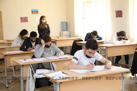 11-cilərin sonuncu buraxılış imtahanı keçirilib