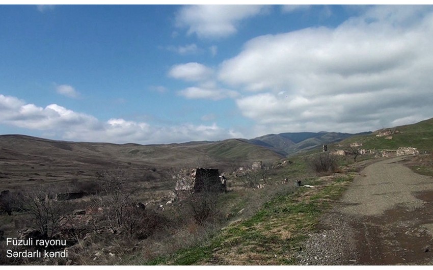 Video footage from liberated Sardarli village of Fuzuli district