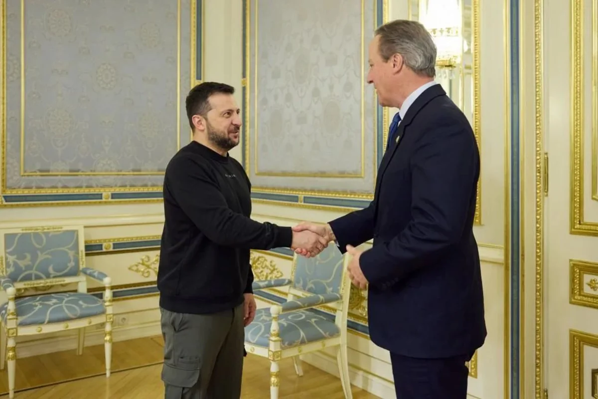 Президент Украины провел переговоры с главой МИД Великобритании в Киеве