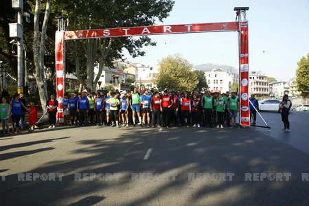 Tbilisi-Rustavi marathon dedicated to Independence Day of Azerbaijan ends
