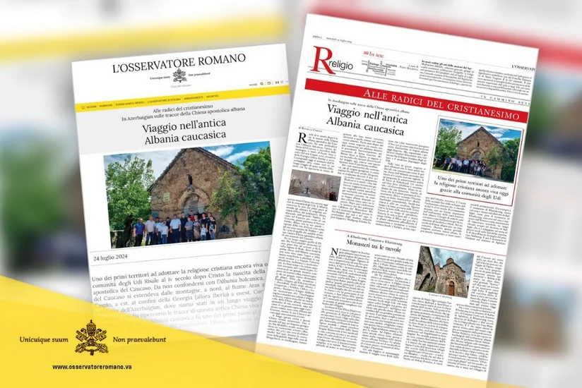 Müqəddəs Taxt-Tacın rəsmi nəşrində Qafqaz Albaniyası abidələrinin tarixi işıqlandırılıb