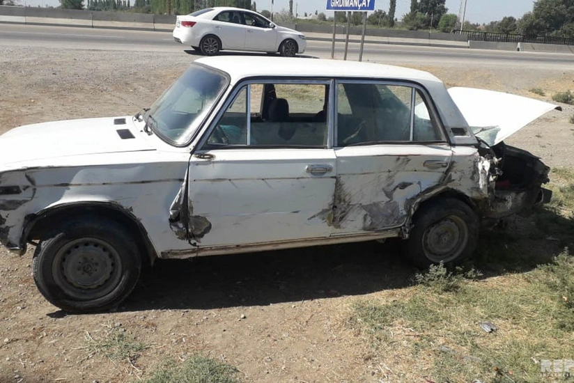Bakı-Qazax yolunda avtomobil qəzası olub - FOTO