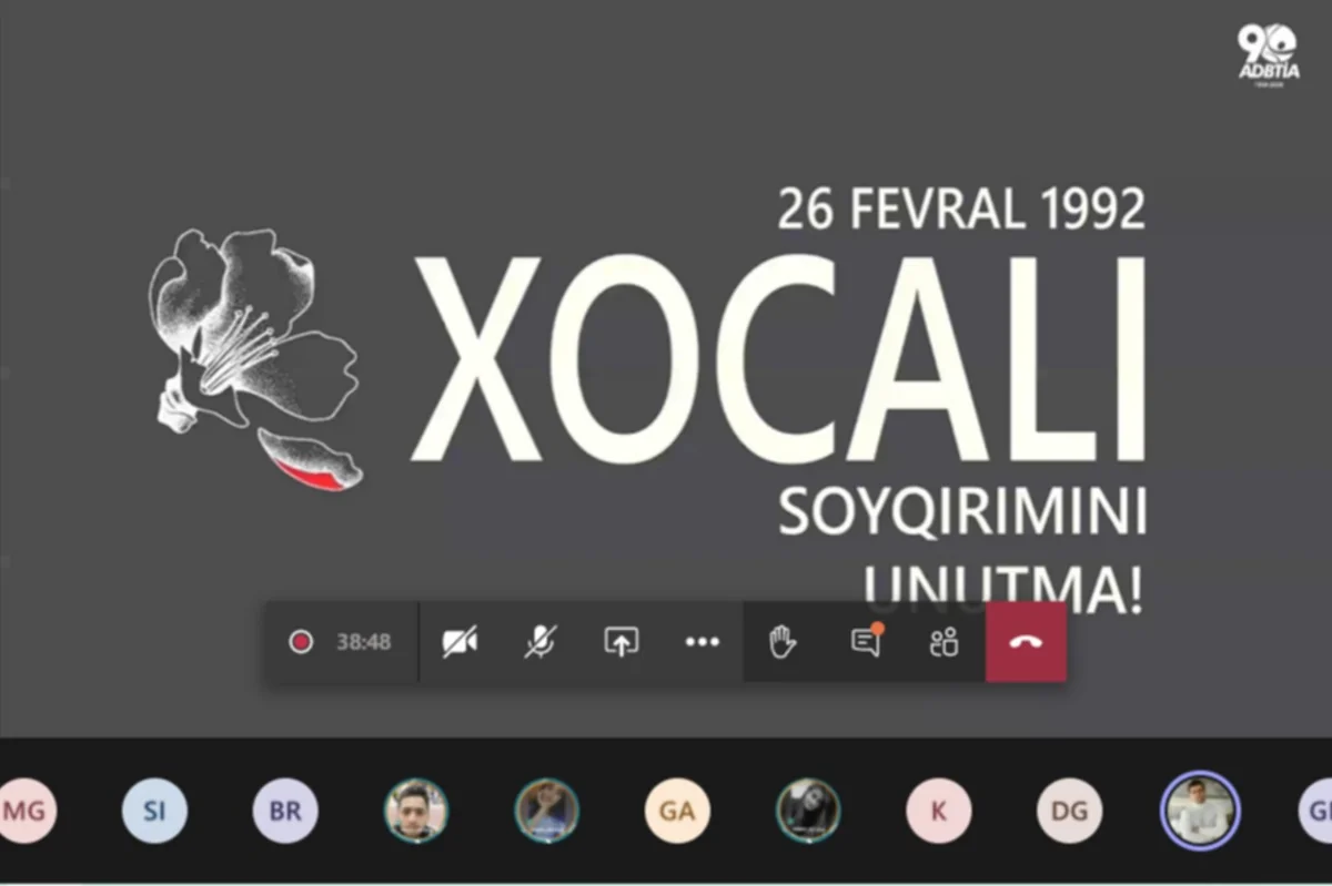 ADBTİA Xocalı soyqırımına həsr olunmuş tədbir keçirdi