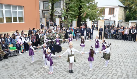 Şəkidə yeni məktəb binası istifadəyə verilib