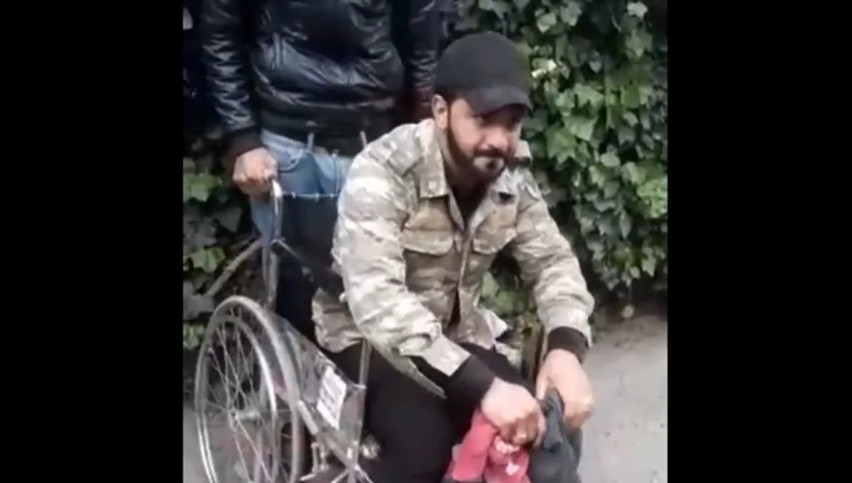 Bakıda dilənçilik edən saxta qazi saxlanılıb