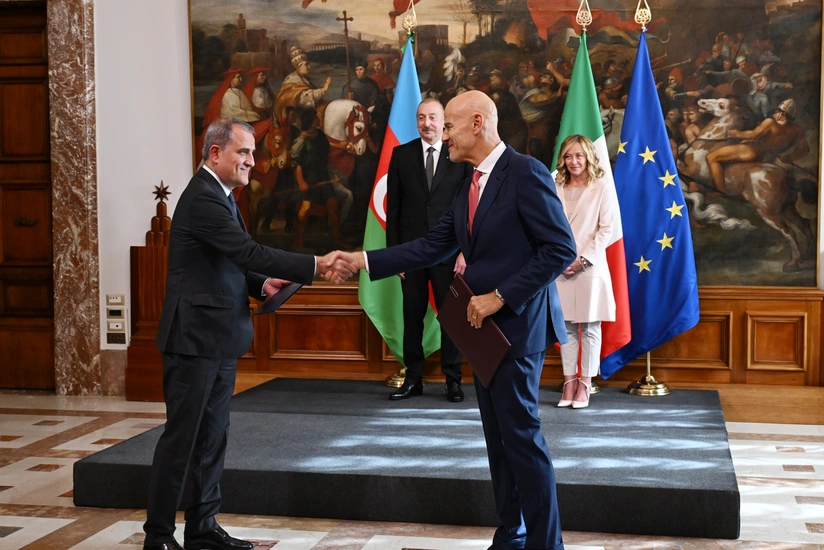Rome hosts document exchange ceremony between Azerbaijan and Italy