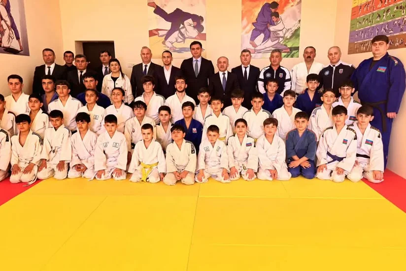 Cəlilabadda cüdo zalının açılışı olub