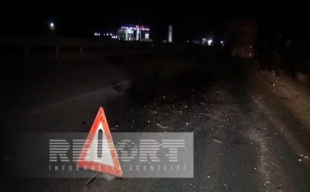 Yevlaxda ardıcıl iki yol qəzası baş verib