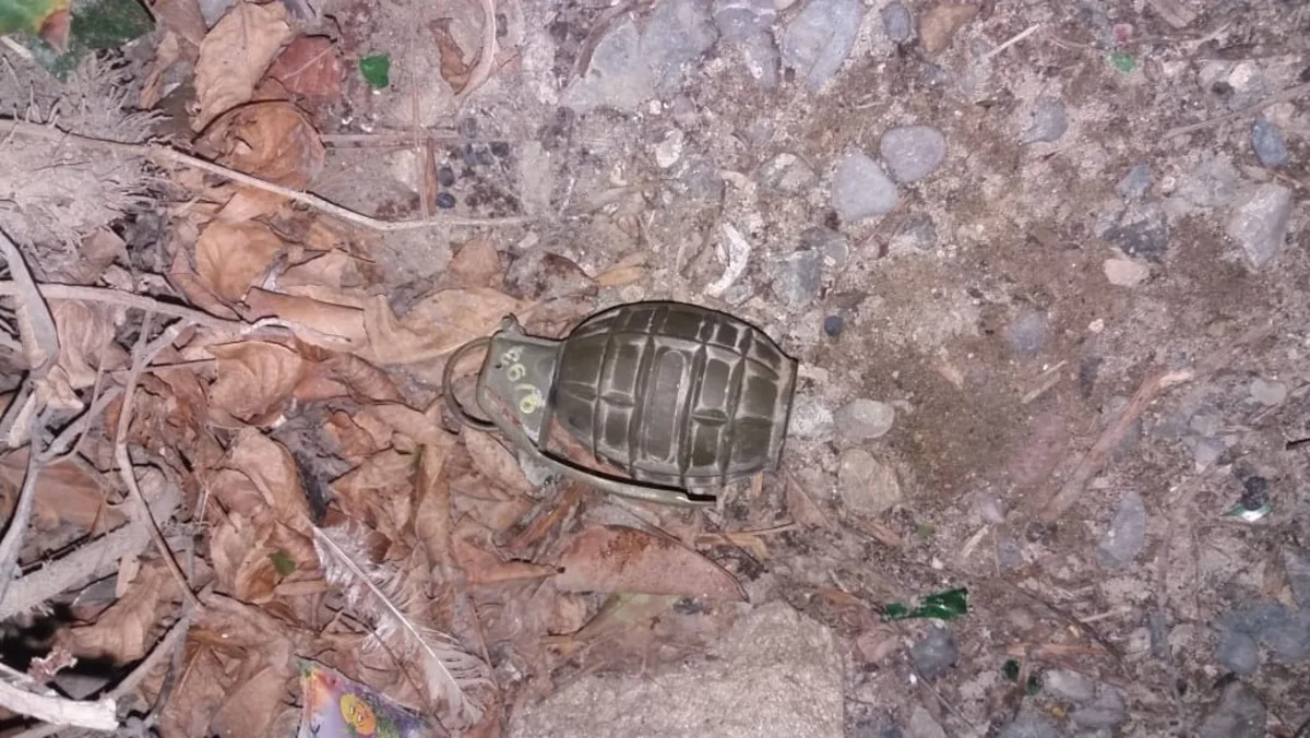 Bakının Xətai rayonunda 1 ədəd əl qumbarası tapılıb