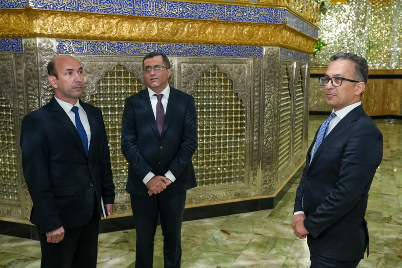 Ramin Məmmədov Bakıda fəaliyyət göstərən ziyarətgahlarda olub