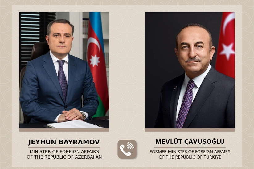 Jeyhun Bayramov thanks Mevlut Cavusoglu