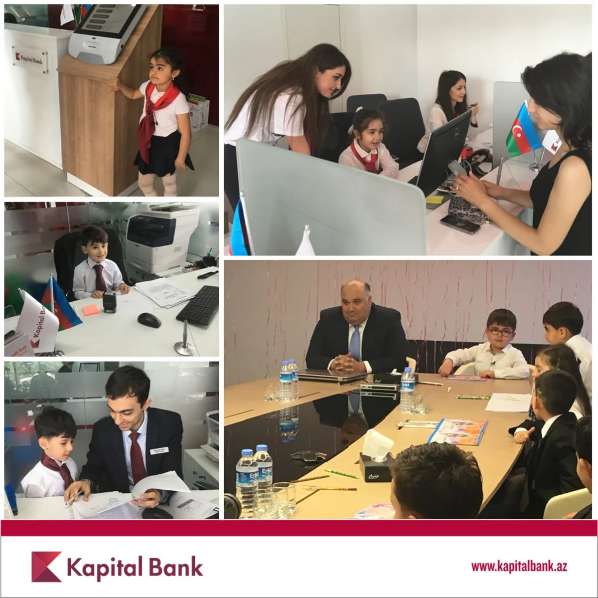 ​Kapital Bank провёл мероприятие для детей Я стал банкиром