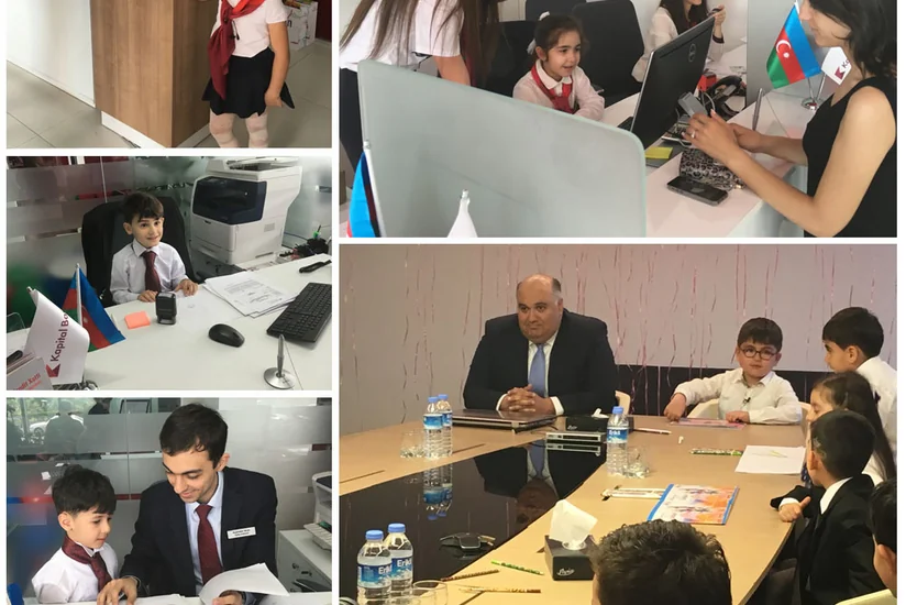 Kapital Bank uşaqlar üçün Bankir oldum layihəsi təşkil edib