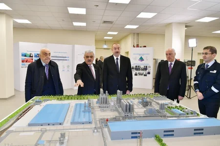 Prezident İlham Əliyev Sumqayıtda “SOCAR Polymer”in yüksək sıxlıqlı polietilen zavodunun açılışında iştirak edib - YENİLƏNİB-2