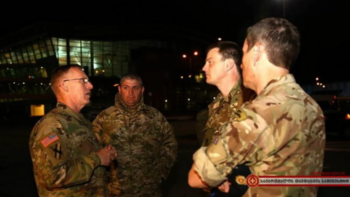 ABŞ və Böyük Britaniya hərbçiləri Gürcüstana təlimlərə gəlib