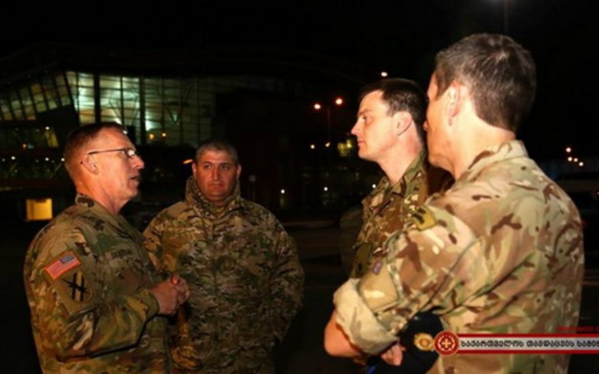 ABŞ və Böyük Britaniya hərbçiləri Gürcüstana təlimlərə gəlib