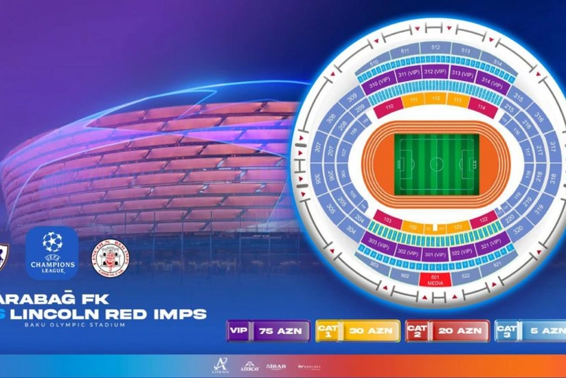 “Qarabağ” - “Linkoln” matçının biletlərinin satışa çıxarılacağı tarix açıqlanıb