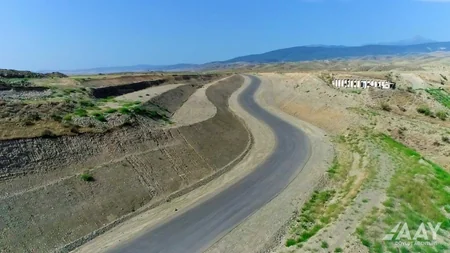 Talış-Tapqaraqoyunlu-Qaşaltı yeni avtomobil yolunun tikintisi sürətlə davam etdirilir