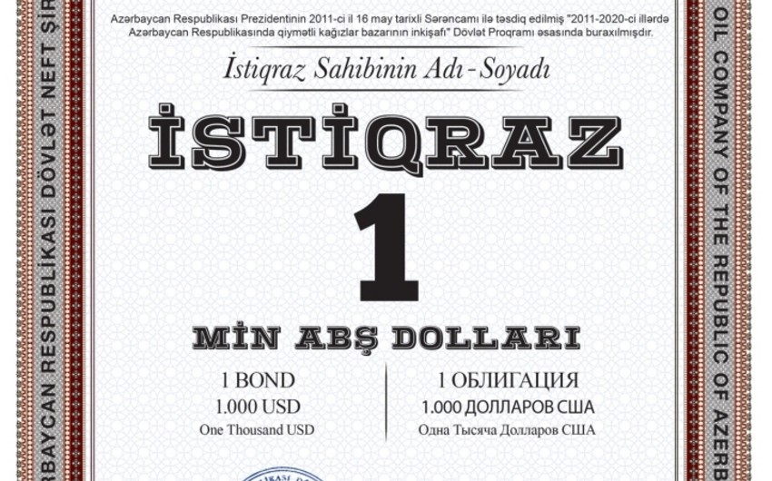 SOCAR istiqrazları təkrar bazara çıxıb