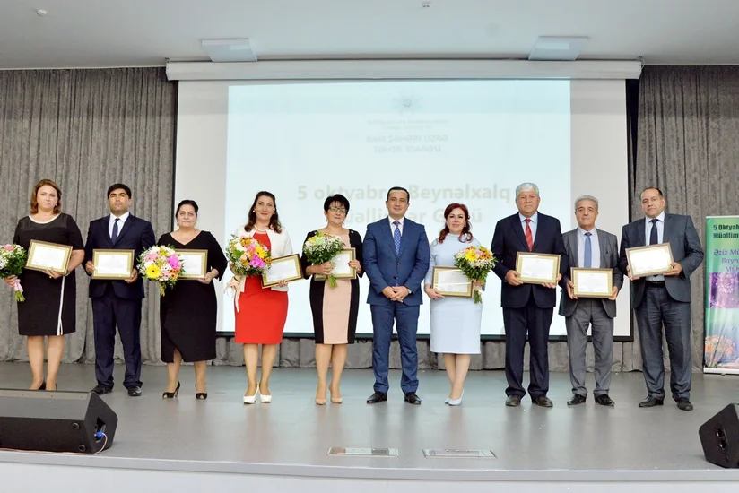 BŞTİ-nin təşkilatçılığı ilə Müəllimlər Günü qeyd olunub