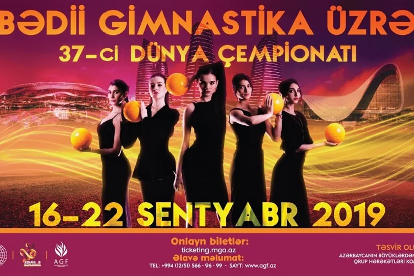Bakıda bədii gimnastika üzrə dünya çempionatı start götürür
