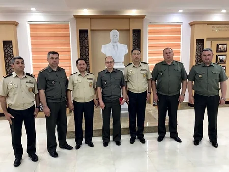Bakıda Azərbaycan və Belarus generalları arasında görüş keçirilib
