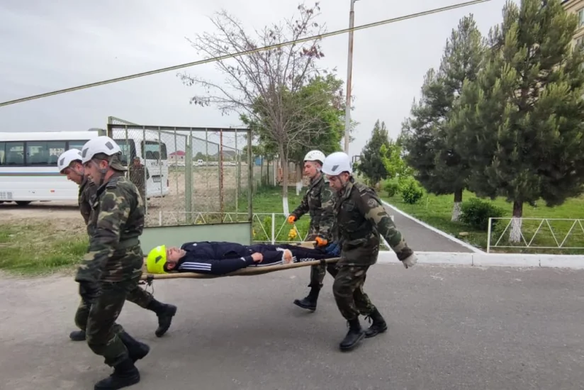 FHN-in Xüsusi Riskli Xilasetmə Xidmətində komanda-qərargah təlimi keçirilib