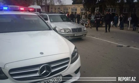 В Товузе произошла авария - ФОТО