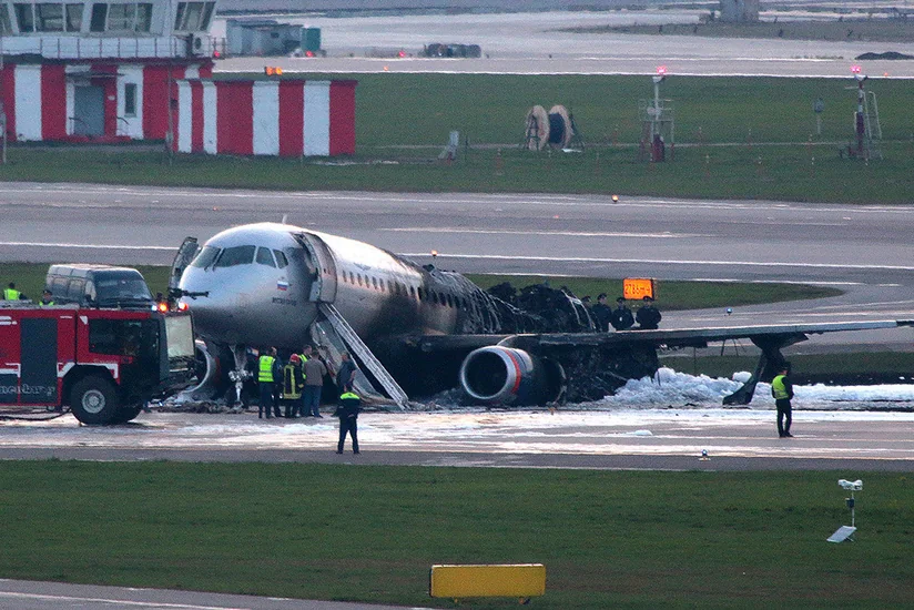 Pilot of SSJ-100 that burned down in Sheremetyevo sentenced to 6 years in colony-settlement