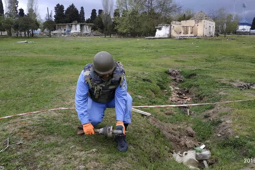 Lənkəranda top mərmisi aşkar olunub - FOTO