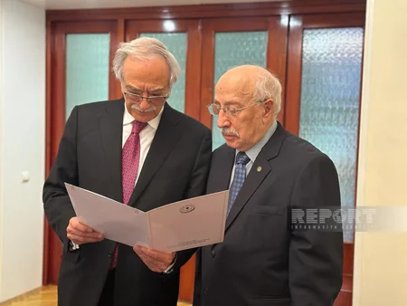 Prezident İlham Əliyevin təbrik məktubu Arif Ağakişiyevə təqdim edilib