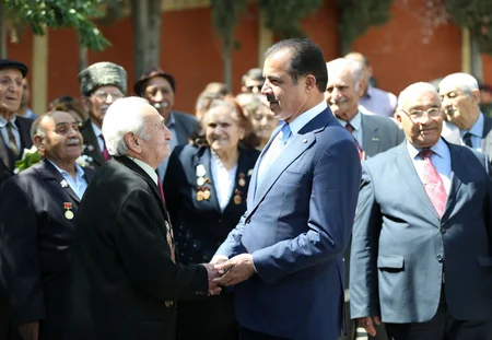 Gəncədə 9 May - Qələbə Günü qeyd edilib - FOTO - VİDEO