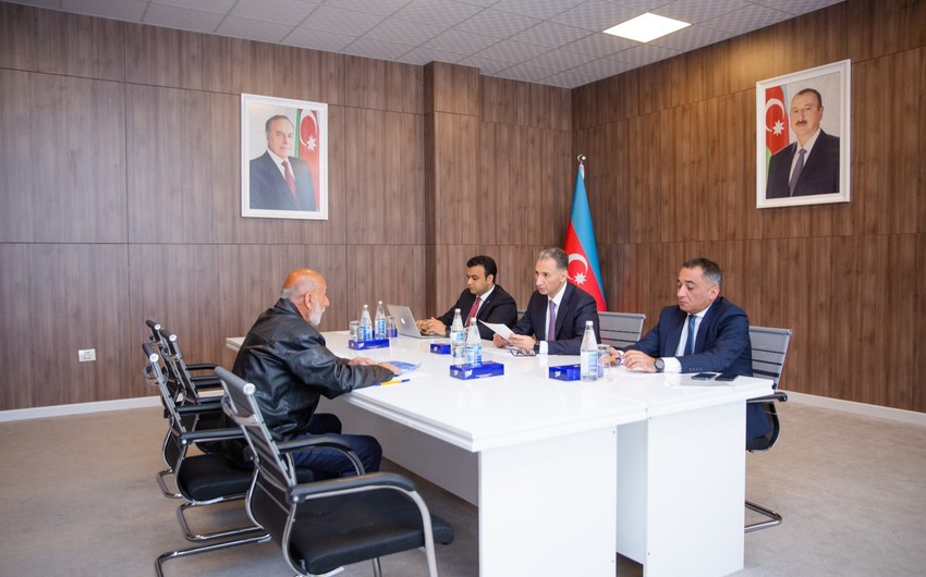Rəşad Nəbiyev Şəkidə vətəndaşları qəbul edib