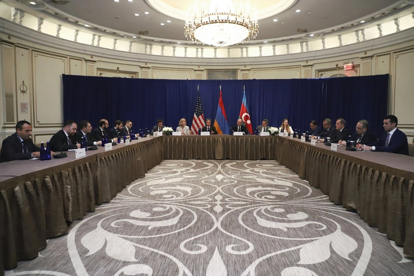 ABŞ dövlət katibi Nyu-Yorkda Azərbaycan və Ermənistanın XİN başçıları ilə görüşüb