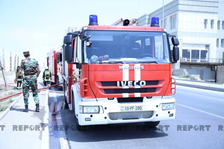 Suraxanıda yanğın olub