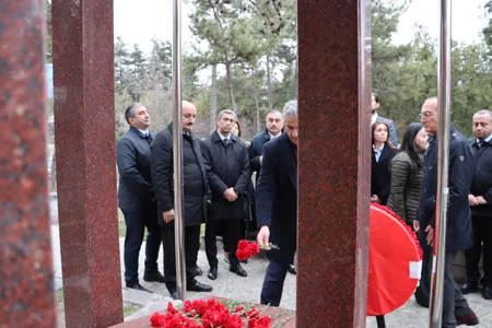Məhəmməd Əmin Rəsulzadənin məzarının abadlaşdırılması istiqamətində kompleks işlər görülüb