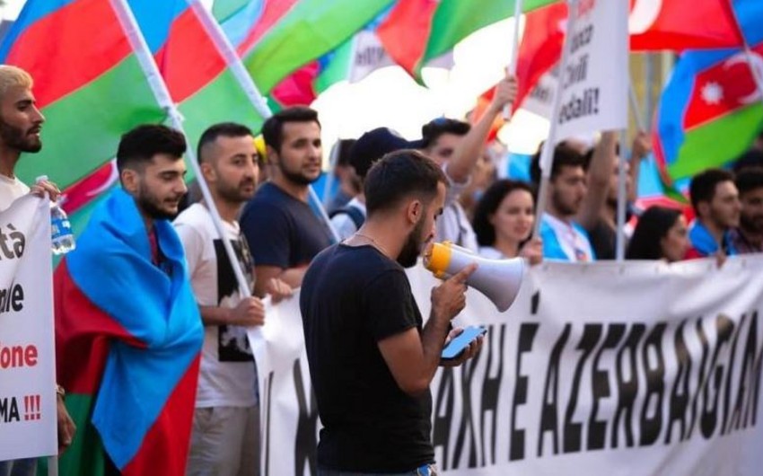 İsraildə Azərbaycana dəstək aksiyası keçirildi 