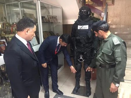 Ramil Usubov BƏƏ Daxili İşlər Nazirliyinin Baş İdarəsinin rəhbəri ilə görüşüb