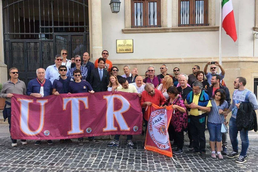 Italian ambassador hosts Roma club fans arrived in Baku