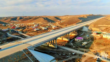 Construction of Horadiz-Jabrayil-Zangilan-Aghband road 93% complete