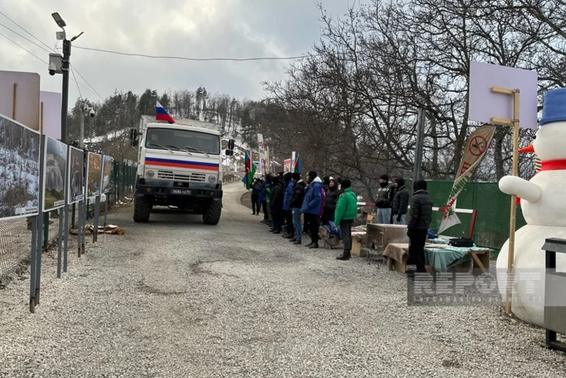Президент: С 12 декабря обеспечен проезд по дороге Лачын-Ханкенди около 980 транспортных средств