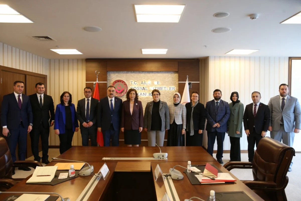 Bahar Muradova Ankarada Türkiyənin ailə və sosial xidmətlər naziri ilə görüşüb