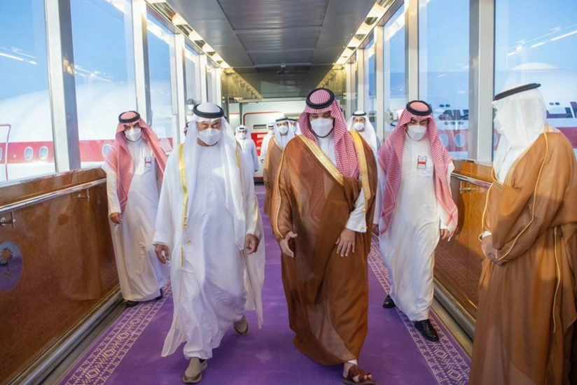 Saudi Arabia replaces red carpet with purple one