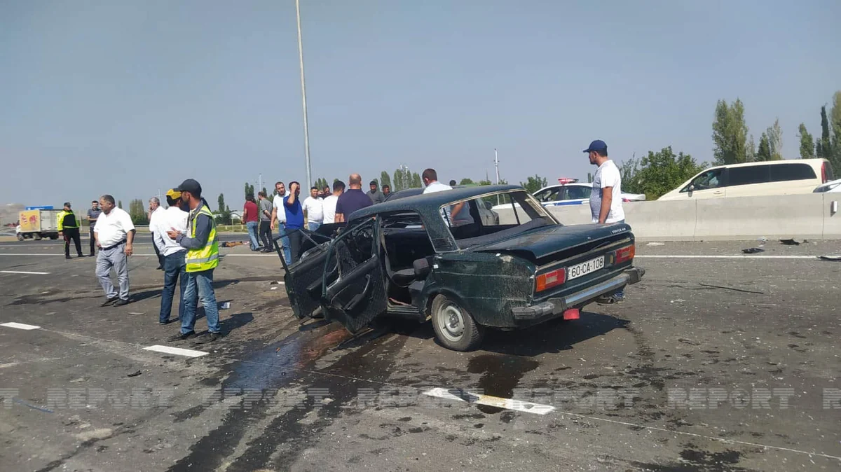 Tovuzda yol qəzası olub, 4 nəfər xəsarət alıb