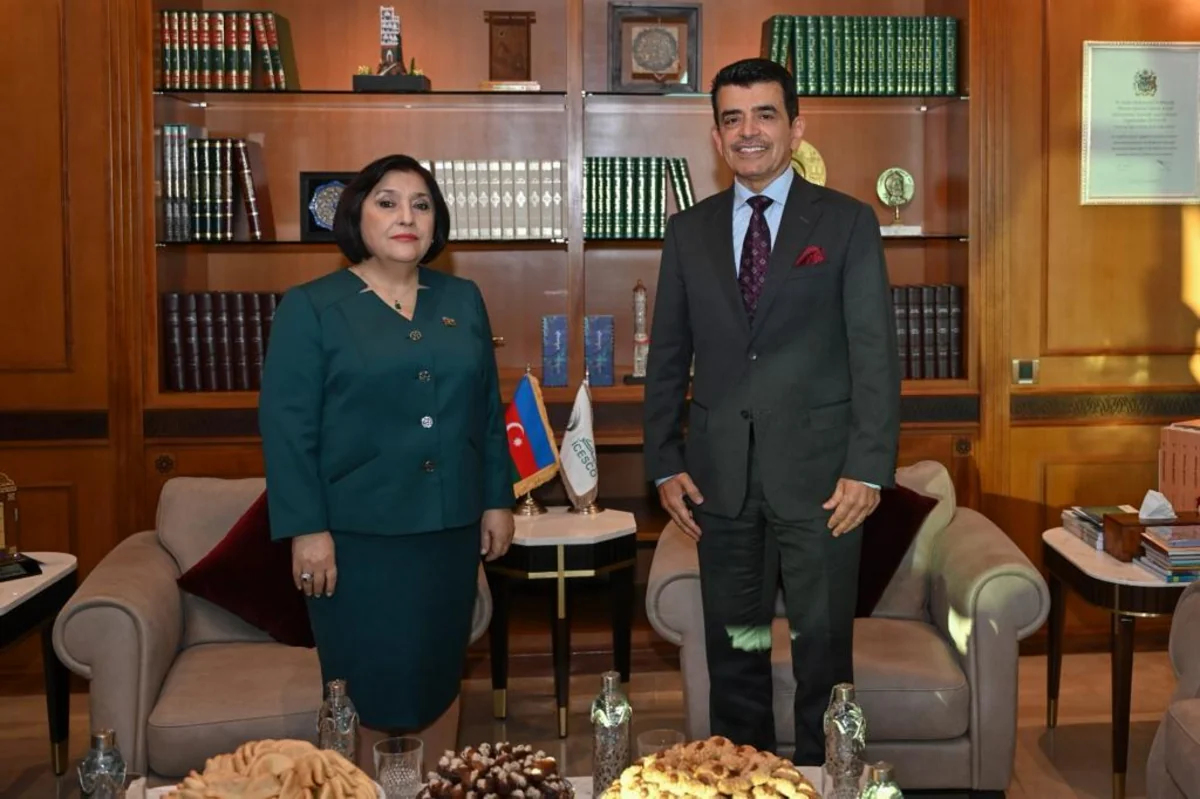 Sahibə Qafarova ICESCO-nun Baş direktoru ilə görüşüb