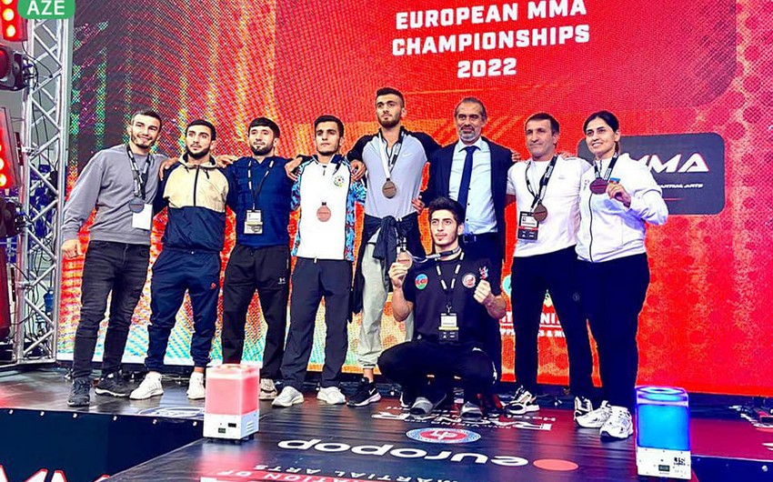 Чемпионат Европы: Азербайджанские бойцы ММА завоевали 5 медалей
