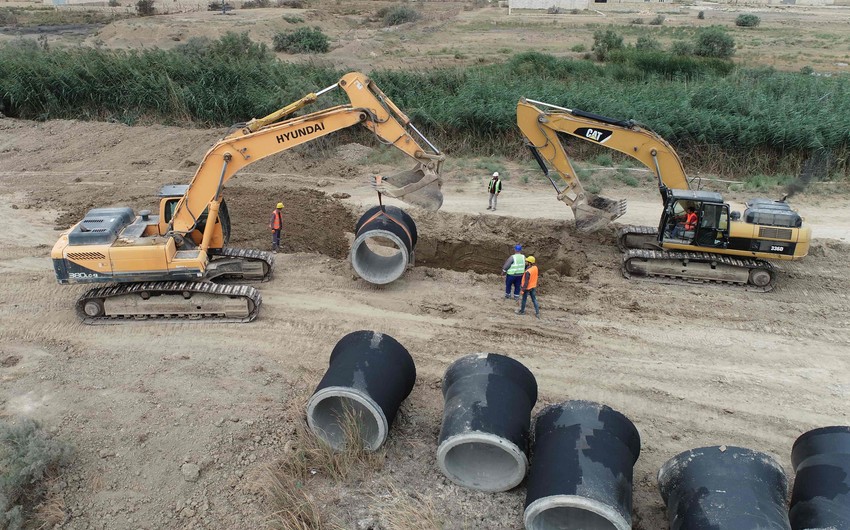 Azərsu Ələt Azad İqtisadi Zonasında infrastruktur yaradır